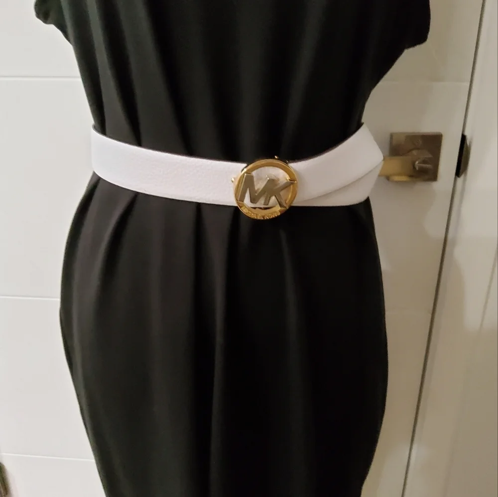 Michael Kors white brown